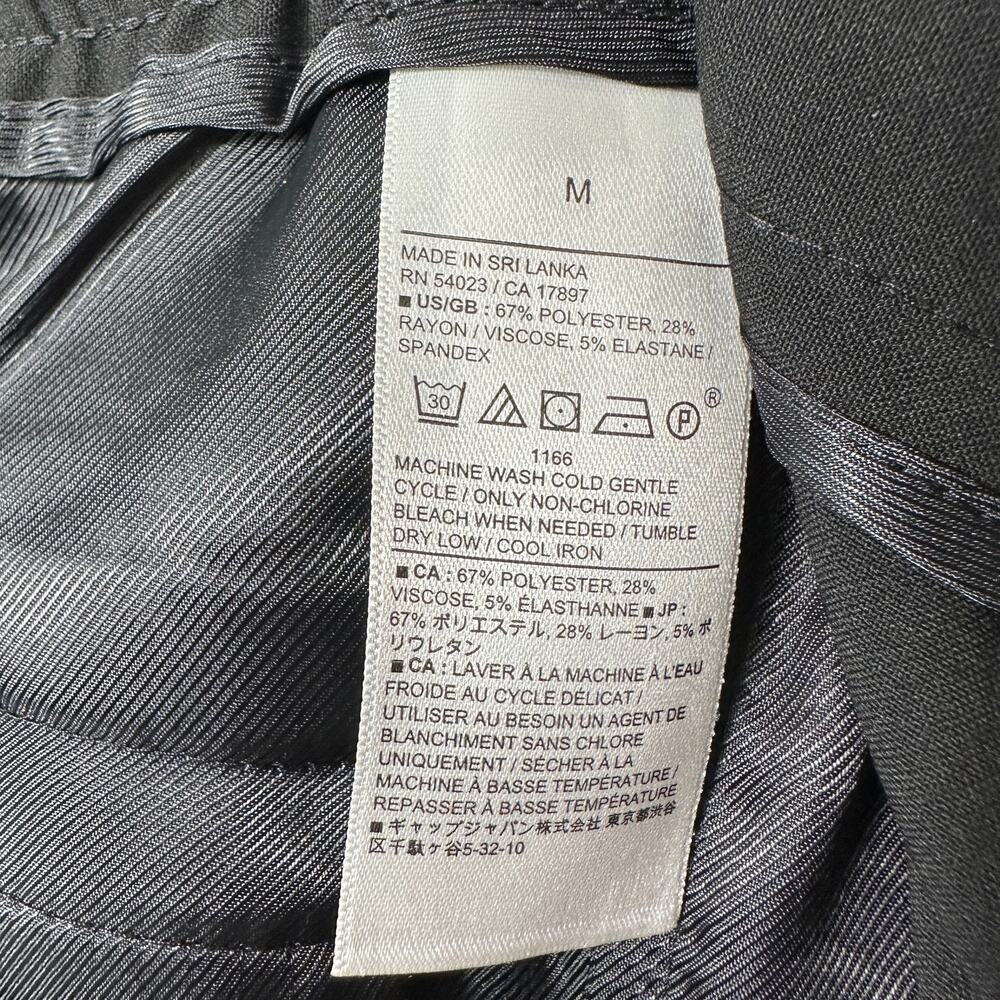Banana Republic Wide Leg High Rise Black Pants Womens M NEW Career Modern - Picture 7 of 11